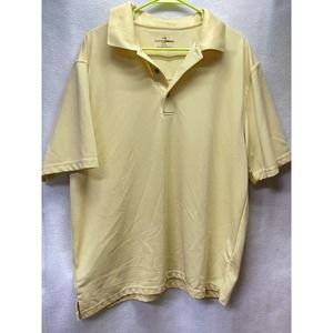 Grand Slam Shirt Men's XL Yellow Shirt Golf Ribbed Polo